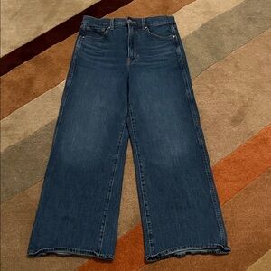 Veronica Beard Taylor Wide Leg High Rise Crop  Size 29